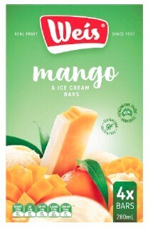 Coles Weis Ice Cream Bars 4 Pack-8 Pack offer