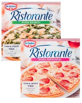 Coles Dr. Oetker Ristorante Pizza 310g-390g offer