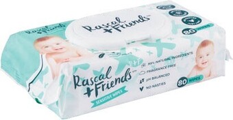 Coles Rascal + Friends Sensitive Wipes 80 Pack offer