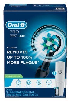 Coles Oral B Pro 800 Cross Action Electric Toothbrush 1 Pack offer