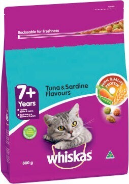 Coles Whiskas Dry Cat Food 800g offer