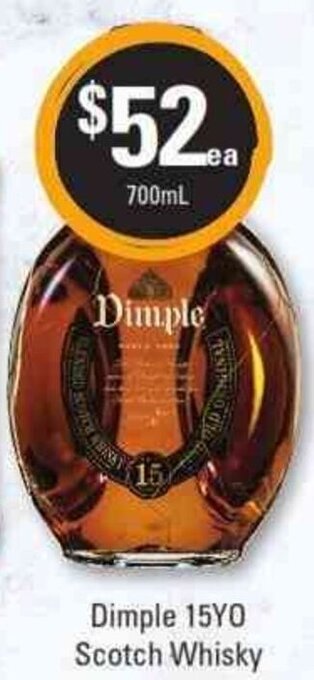 Cellarbrations Dimple 15YO Scotch Whisky 700ml offer