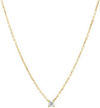 Michael Hill Mini Solitaire Necklace with Diamonds in 10kt Yellow Gold offer