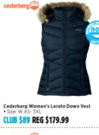 Anaconda Cederberg Women's Lerato Down Vest offer