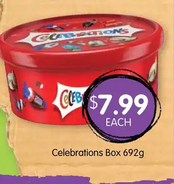 Spudshed Celebrations Box 692g offer