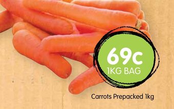 Spudshed Carrots Prepacked 1kg offer