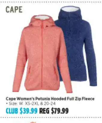 Anaconda Cape Women's Petunia Hooded Full Zip Fleece offer