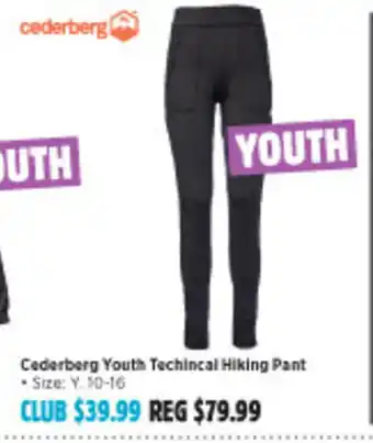 Anaconda Cederberg Youth Technical Hiking Pant offer
