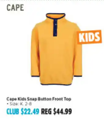 Anaconda Cape Kids Snap Button Front Top offer