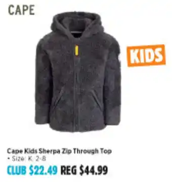 Anaconda Cape Kids Sherpa Zip Through Top offer