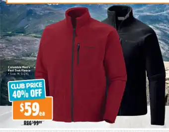 Anaconda Columbia Men's Fast Trek Fleece offer