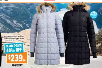 Anaconda Mountain Designs Women's Liberty Goose Down Jacket offer