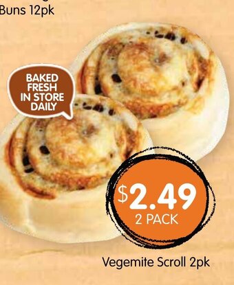 Spudshed Vegemite Scroll 2pk offer