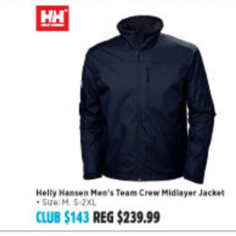 Anaconda Helly Hansen Men's Team Crew Midlayer Jacket offer