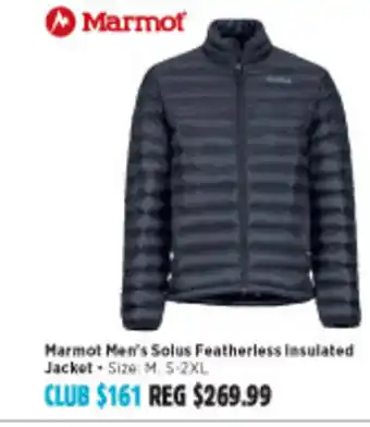 Marmot Men's Solus Featherless Insulated Jacket