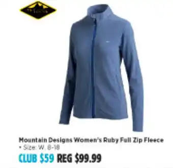 Anaconda Mountian Design Women's Ruby Full Zip Fleece offer