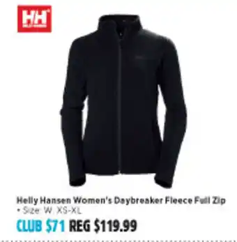 Anaconda Helly Hansen Women's Daybreaker Fleece Full Zip offer