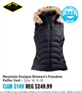 Anaconda Mountain Designs Women's Freedom Puffer Vest offer