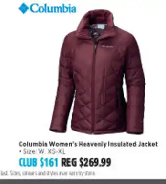 Anaconda Columbia Women's Heavenly Insulated Jacket offer