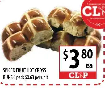 Spiced Fuit Cross Buns