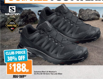 Anaconda Salomon Men's & Women's XA Pro 3D V8 Gore-Tex Low Hiker offer