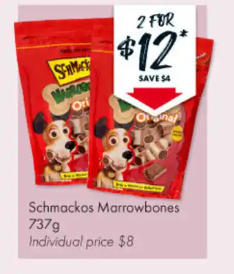 The Reject Shop Schmackos Marrowbones 737g offer