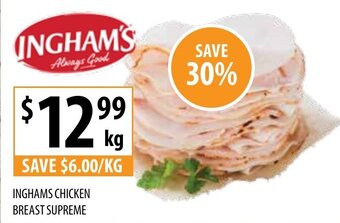 Supabarn Inghams Chicken Breast Supreme offer