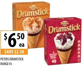Supabarn Peters Drumstick Range 4's offer