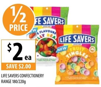 Supabarn Life Savers Confectionery Range 180/220g offer