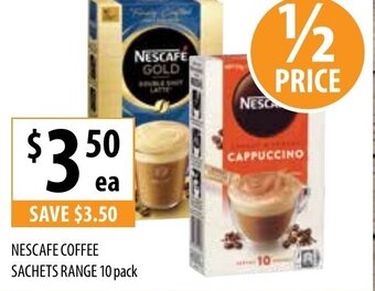 Supabarn Nescafe Coffee Sachets Range 10 Pack offer
