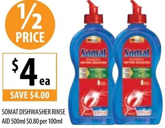 Supabarn Somat Dishwasher Rinse Aid 500ml offer