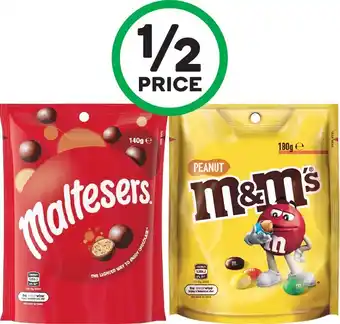 Woolworths Mars M&Mu2019s or Maltesers 120-180g offer