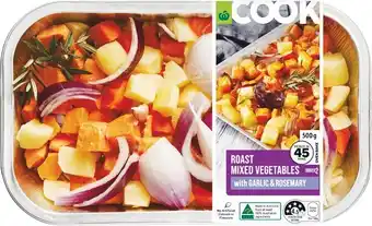 Woolworths Woolworths COOK Roast Mixed Vegetables with Garlic & Rosemary 500g offer