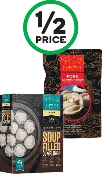 Woolworths Heavenly Banquet Dumplings 500-750g offer