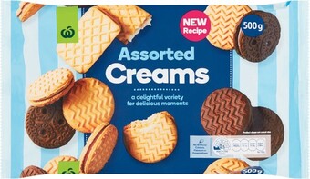 Woolworths Woolworths Creams Assorted 500g offer