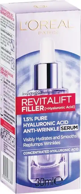 Woolworths Lu2019Oreal Paris Revitalift Filler Serum 30ml offer