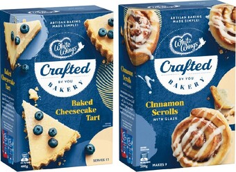 Woolworths White Wings Crafted Cake Mixes 230-508g offer