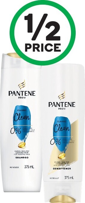 Woolworths Pantene Shampoo or Conditioner 375ml offer