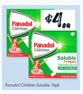 Panadol Children Soluble 16pk