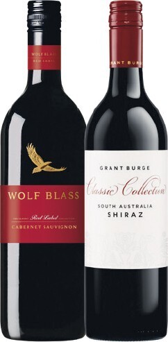Woolworths Wolf Blass Red Label OR Grant Burge Classic Collection 750ml offer