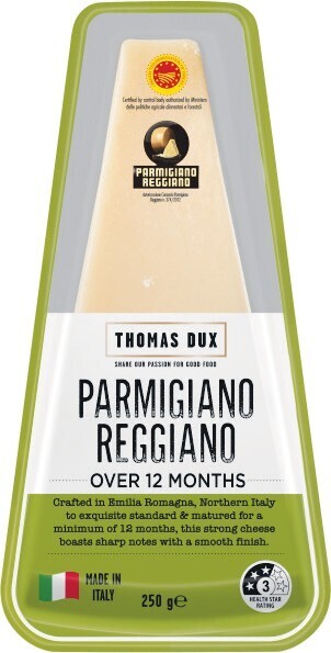 Woolworths Thomas Dux Parmigiano Reggiano Over 12 Months 250g offer