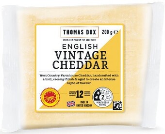 Woolworths Thomas Dux English Vintage Cheddar 200g offer