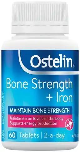 Woolworths Ostelin Bone Strength Calcium Plus Iron Pk 60* offer