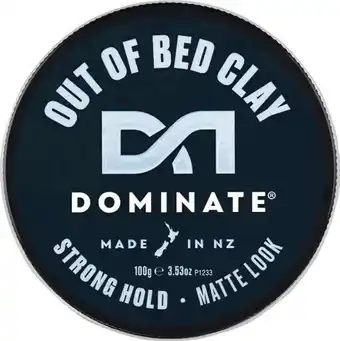 Woolworths Dominate Out of Bed Hair Clay 100g offer