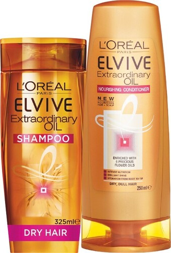 Woolworths L'Oreal Elvive Shampoo or Conditioner 300ml offer