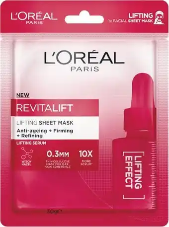 Woolworths L'Oreal Revitalift Brightening Sheet Mask offer