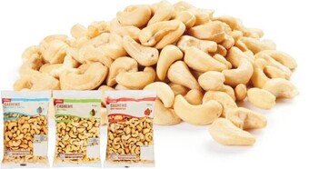 Coles Coles Dry Roasted, Natural or Roasted & Salted Cashews 400g Pack offer