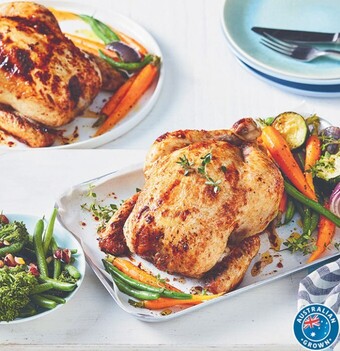 Coles Slow Hills Free Range RSPCA Approved Whole Chicken offer