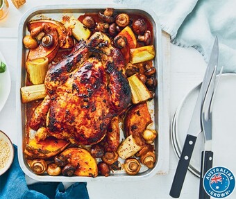 Coles Slow Hills Free Range RSPCA Approved Whole Chicken offer