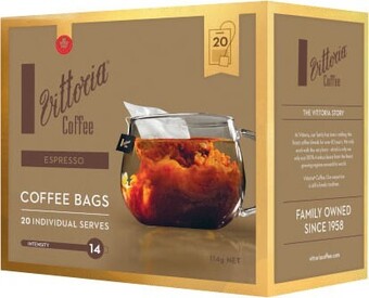 Coles Vittoria Coffee Bags 20 Pack offer